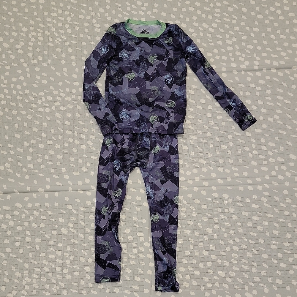 Cuddl Duds Kids Jurassic Park Theme Base Layer (Underarmor) Set
